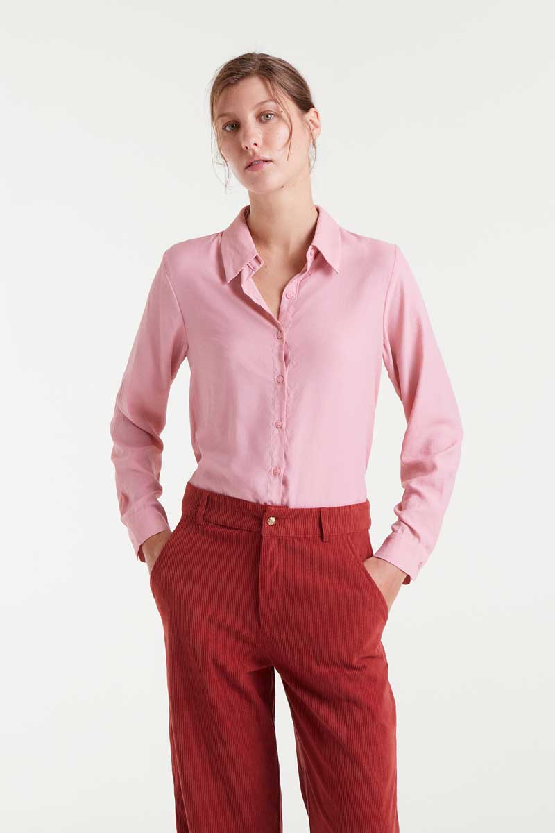 CAMISA FLUIDA ROSA