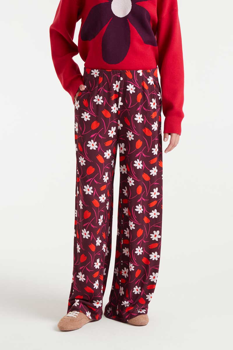 PANTALÓN CON ESTAMPADO TULIP