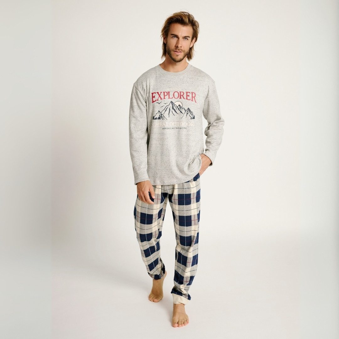 PIJAMA MUJER INTERLOCK EXPLORER